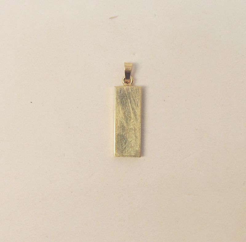 14Kt Gold Mezuzah Pendant