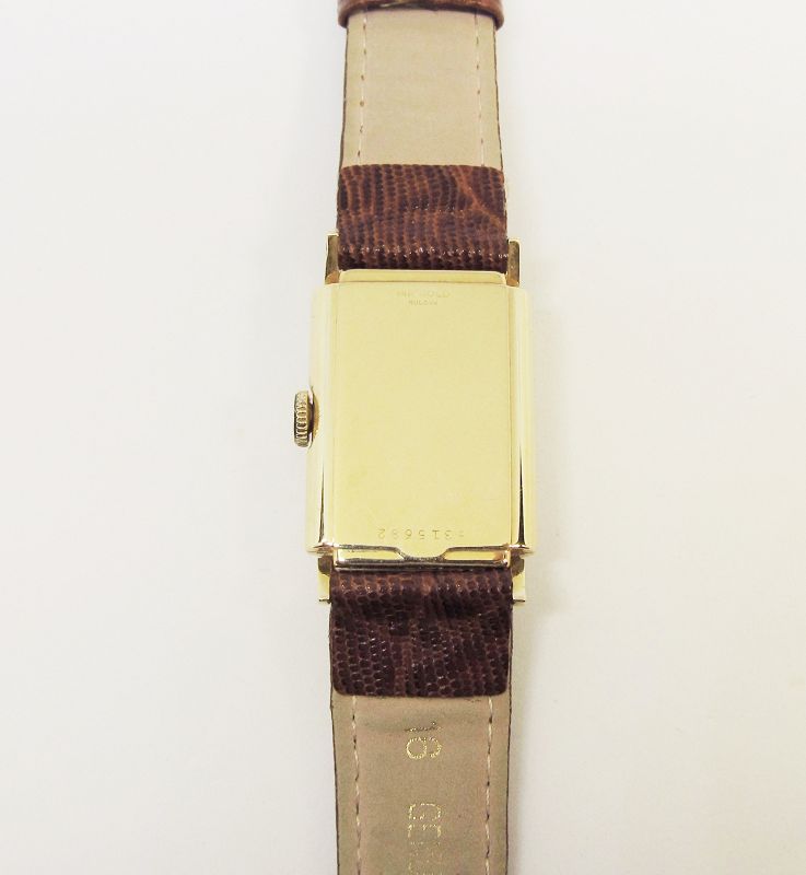 14Kt Gold BULOVA Tank Wristwatch