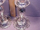 Sterling Silver Pair of Candlesticks by MAUSER Rare