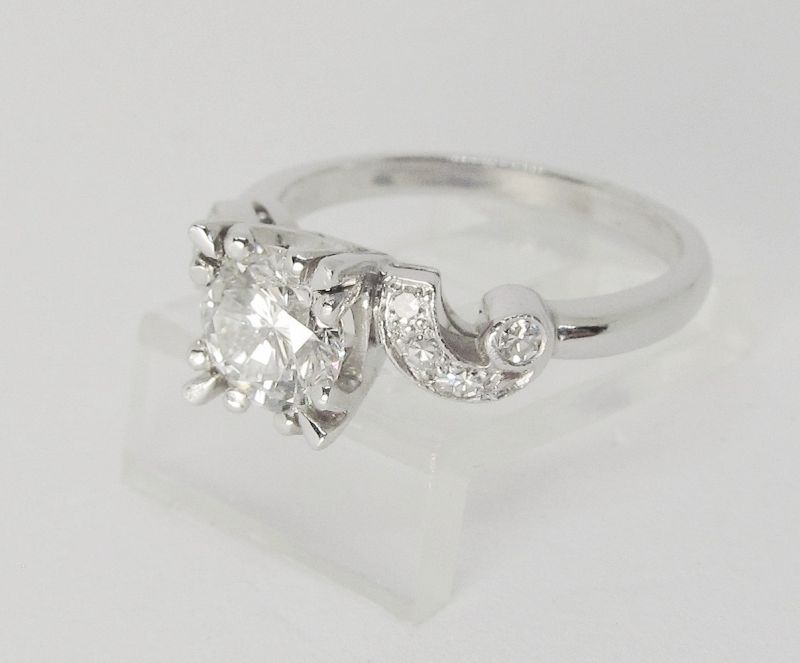 1920's Platinum and Diamond Engagement Ring