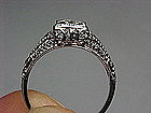 Platinum and Diamond Filigree Ring From the 1920s