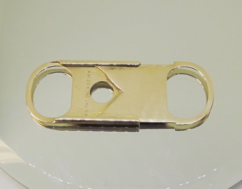 Gold Cigar Cutter from the 1920's