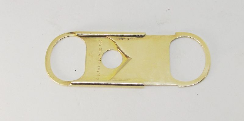 Gold Cigar Cutter from the 1920's