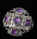 MATL Matilde POULAT MEXICAN SILVER and AMETHYST RING