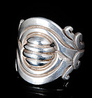 RARE Hector AGUILAR 940 SILVER OLD MAGUEY RING