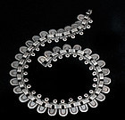 DECO MEXICAN SILVER NECKLACE Aguilar Half-link design