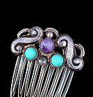 EARLY MATL Matilde POULAT MEXICAN SILVER HAIR COMB