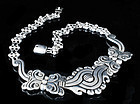 Hector Aguilar 990 Mexican silver Maguey Necklace