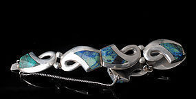 Enrique Ledesma Mexican silver modernist Bracelet