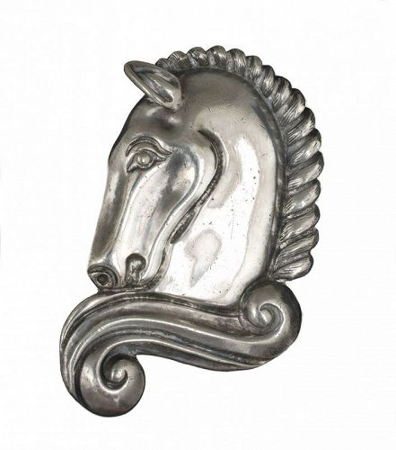Margot de Taxco Mexican silver horse Pin Brooch, des no 5160