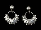 Margot de Taxco Mexican silver dangle Earrings des no 5269