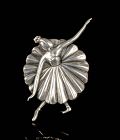 Margot de Taxco Mexican silver ballerina Pin Brooch des 5200