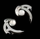 Antonio Pineda Mexican 970 silver and moonstone Earrings