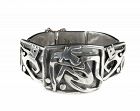 Mexican silver modernist Bracelet ~ Teran Taxco "dancers" dsgn
