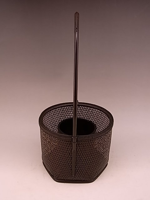 Japan 20th C. Tanabe Chikuunsai II Bamboo Flower Basket