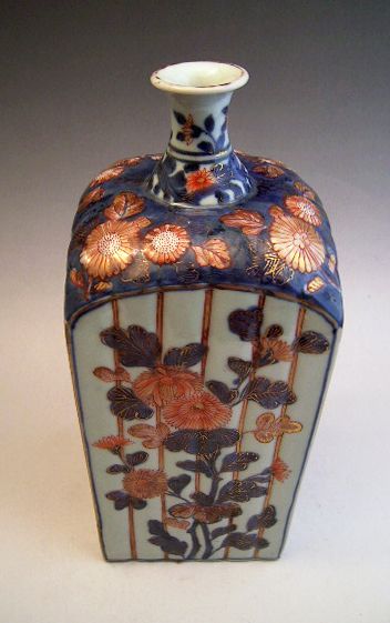 Japan Genroku Period 1700's Imari Tokkuri Sake Bottle