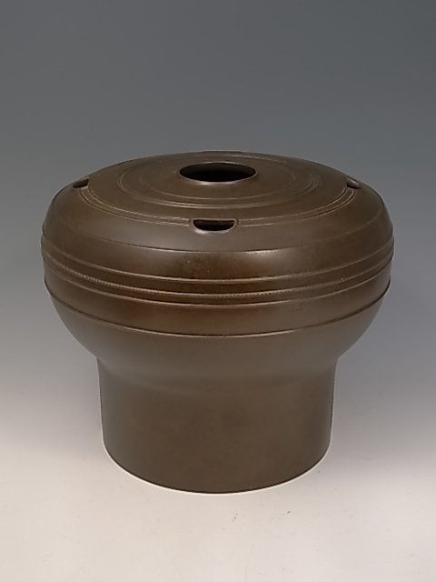 Japanese Mid 20th C. Bronze Vase by Hori Joshin