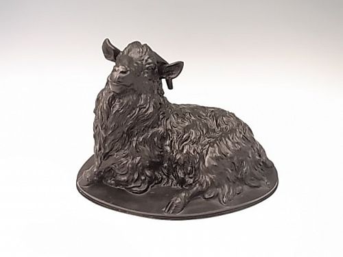 Japanese 19th C. Bronze Ram in style of Ishikawa Koumei