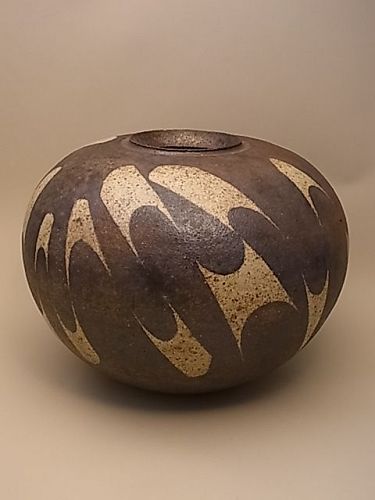 Japanese 20-21st Century Lg Ceramic Vase by Ito Shin