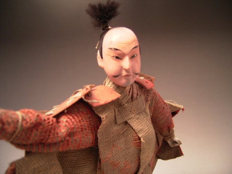 Japanese Meiji Period Samurai Doll