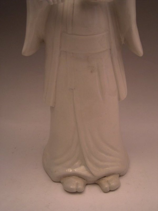 Japanese Late 18th Century White Imari Figure of a Man