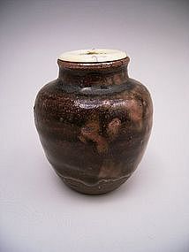 Japanese 18th C. or earlier Seto-ware Chaire