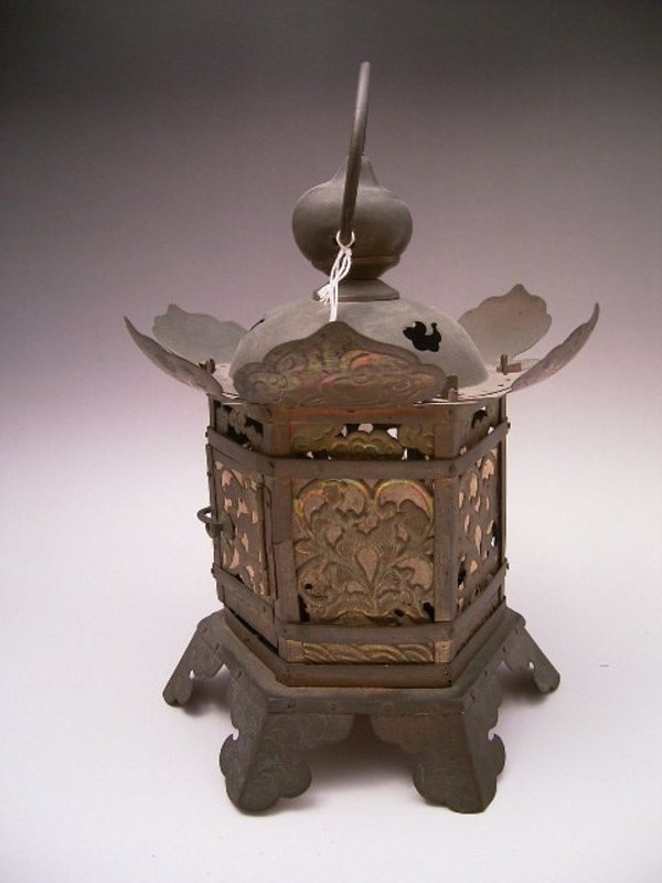 Japanese Early 20th Century Bronze Lantern