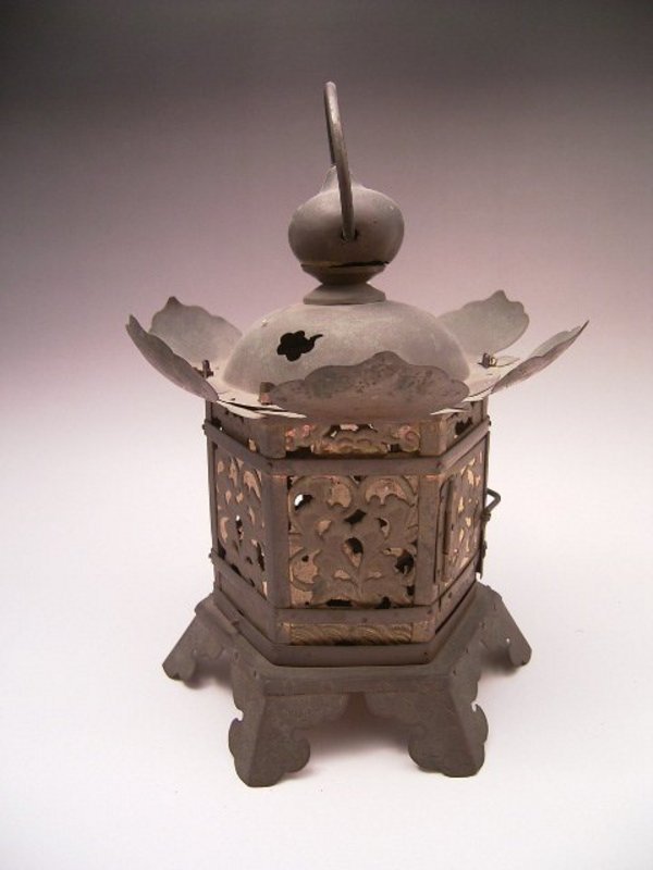 Japanese Early 20th Century Bronze Lantern