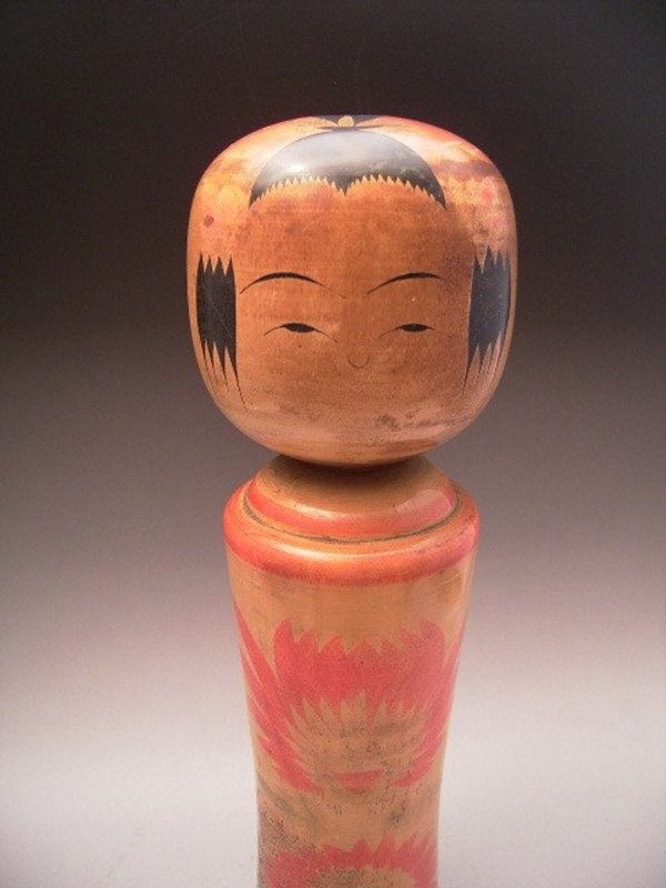 Japanese Mid 20th Century Large Kokeshi Doll