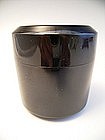 Japanese 20th Century Black Lacquer Tea Caddy