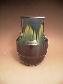 JAPANESE 20TH C. VASE BY LNT TOKUDA YASOKICHI III