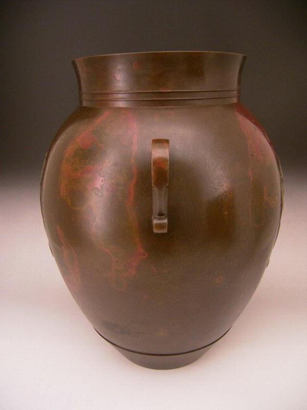 Japanese Early 20th Century Murata Chosen Bronze Vase