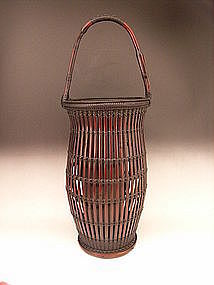 Japanese Bamboo Basket by Chikubosai I