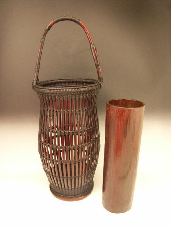 Japanese Bamboo Basket by Chikubosai I