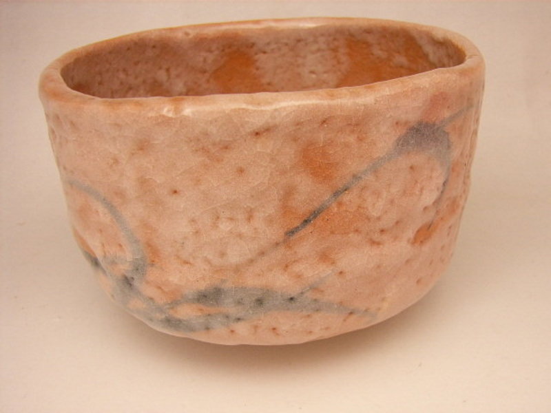 Japanese 20th C. Shino Ware Chawan - Tea Bowl