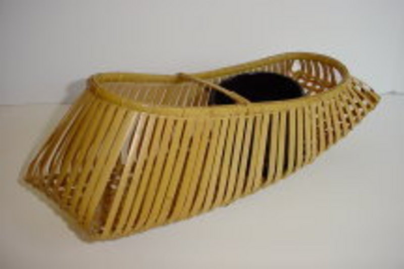 Japanese Bamboo Basket by Suemura Shobun