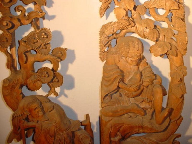 Japanese 19th Century Carved Gama  Sennin Ranma