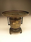 Japanese Meiji Period Kametani Bronze Usubata