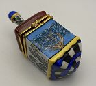 Ceramic Jewish Dreidel Trinket box