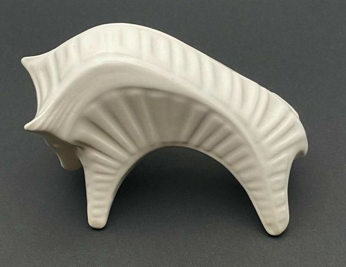 Small Jonathan Adler White Ceramic Bull Figure 5"