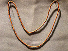 Anasazi Red Clay Bead Necklace, ca. 1250 ad.
