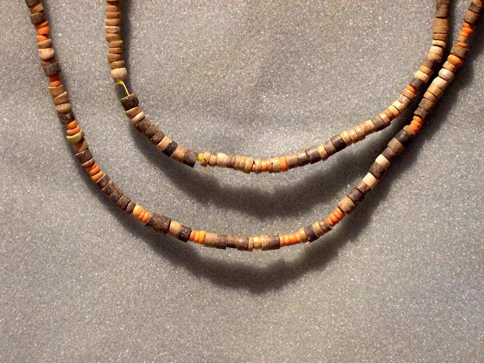 Anasazi Soap stone and Clay Bead Necklace, ca. 1250 ad.