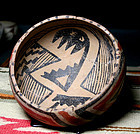 Anasazi / Tonto Salado Poly-chrome bowl ca. 1340 ad.