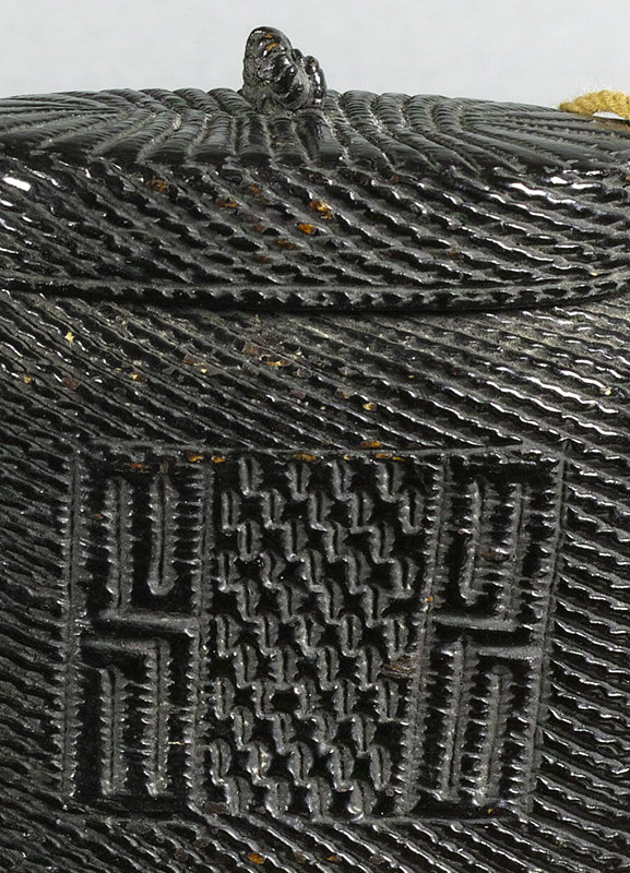 A fine woven tonkotsu, 19th century.