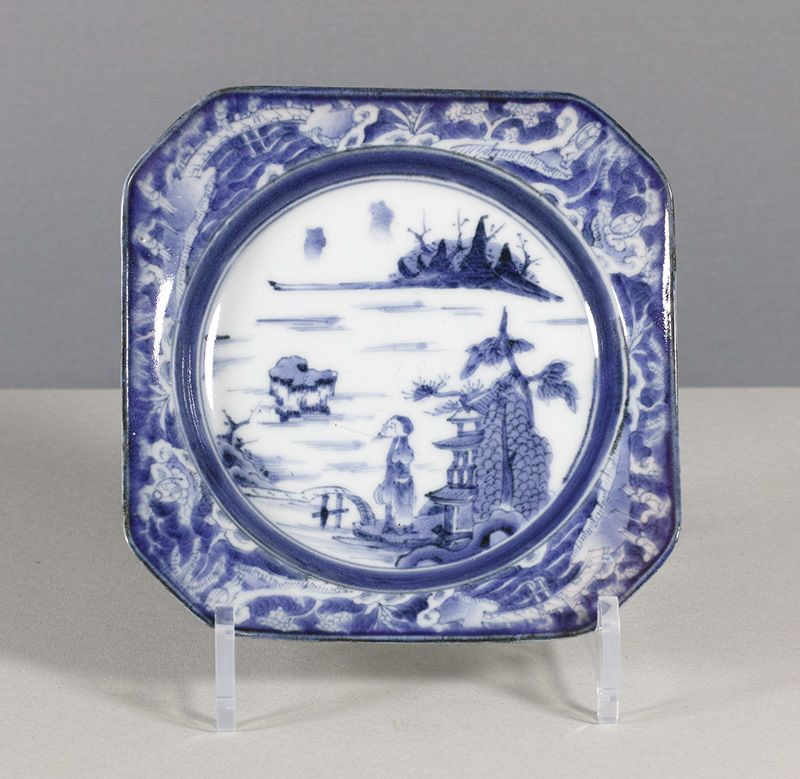 An Arita Blue & White Square Dish, 18th ~ 19th century, #1