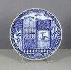 A Japanese porcelain steep-sided dish, 1730~1750. #2