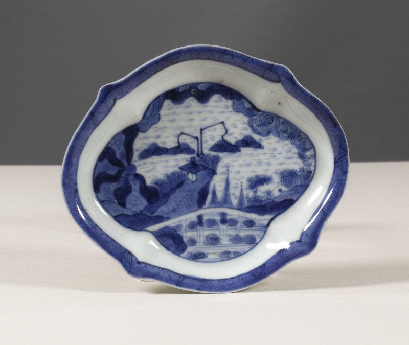 Arita Export Porcelain Van Frytom Spoon Tray, 1680~1700