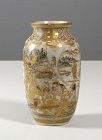 A FINE SATSUMA VASE, SIGNED, 19TH CENTURY.