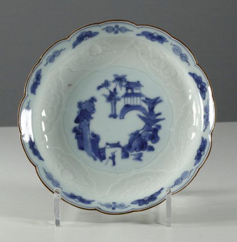 18th Century Arita moulded plate, 1750 ~ 1780 # 4