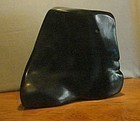 Modernist Black Marble "Head"  LILY ENTE 1954 Woodstock